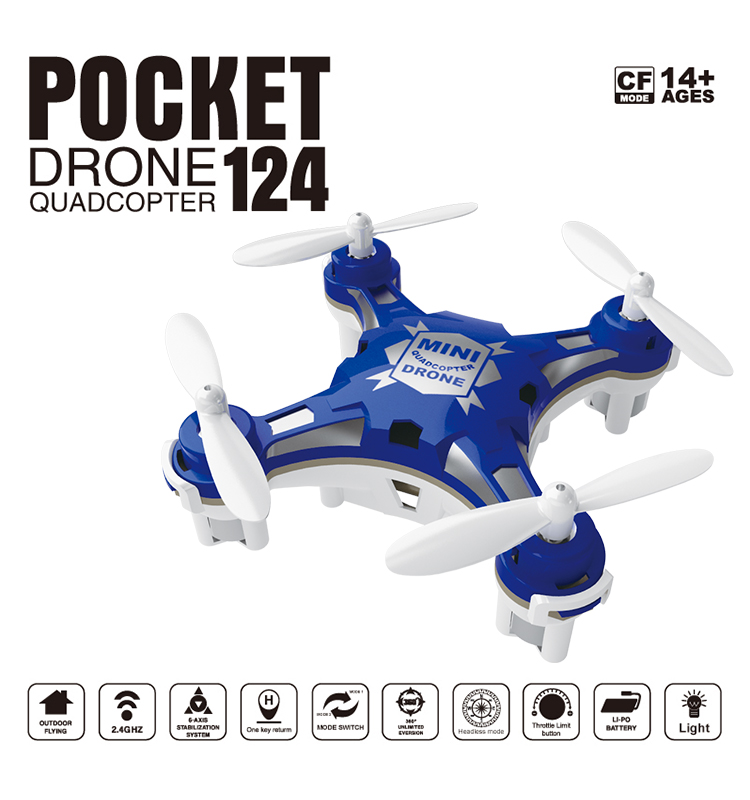 124_Blue_Pocket_Drone_One_Key_Switch_Controller_USB_Charger_Mini_RC_Quadcopter_RTF_01.jpg