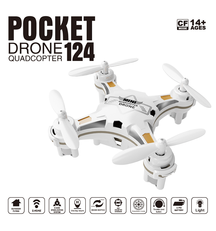 124_White_Pocket_Drone_One_Key_Switch_Controller_USB_Charger_Mini_RC_Quadcopter_RTF_01.jpg